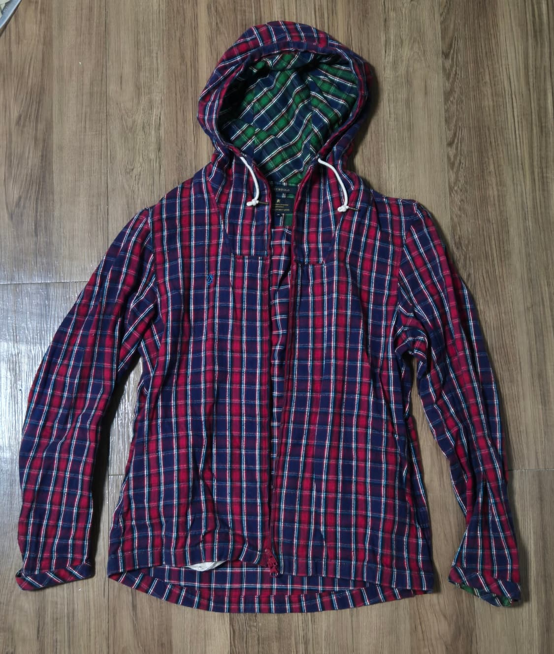 RNewbold  체크 후드 자켓 상품이미지2