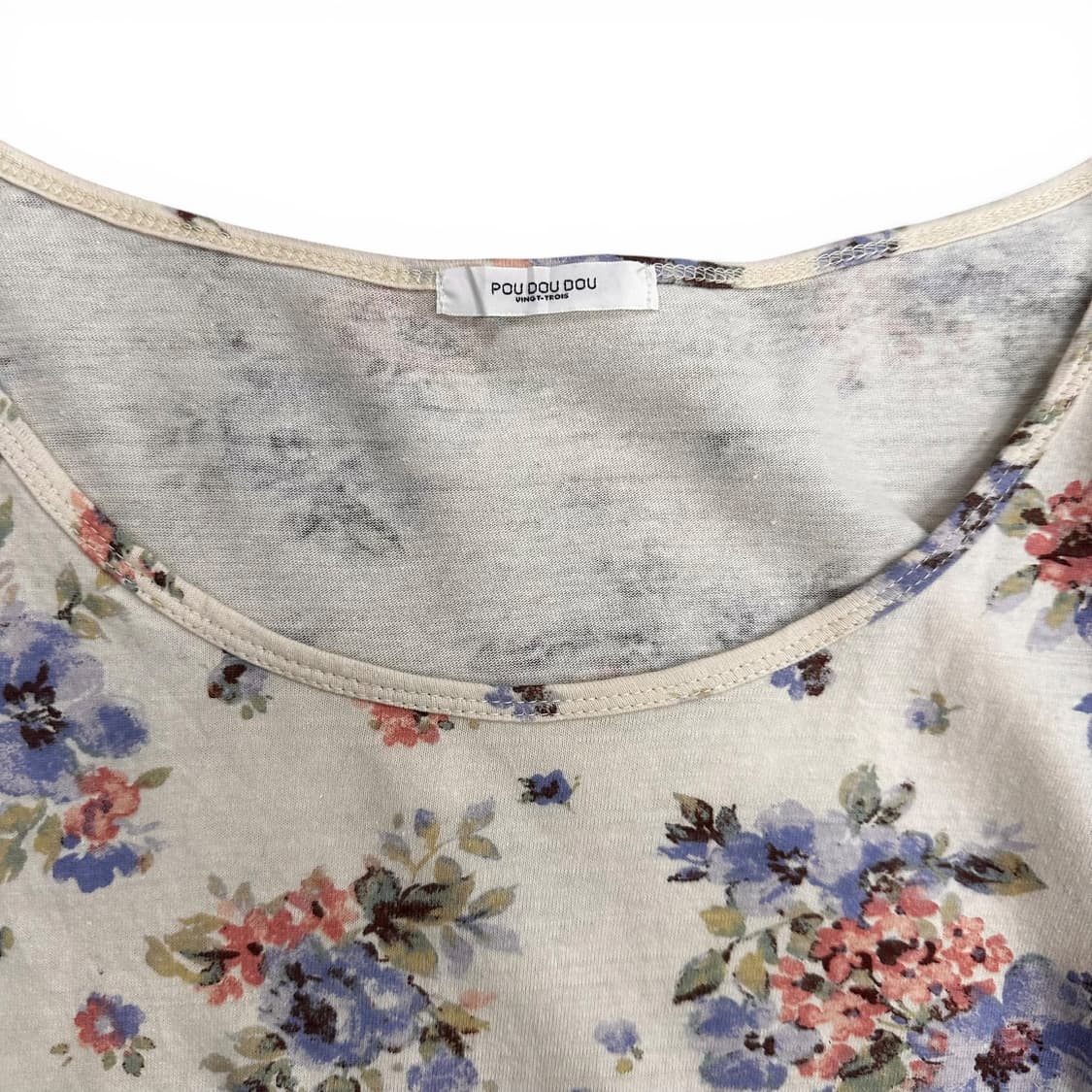 Cotton Floral Long Sleeve T Shirt 상품이미지6