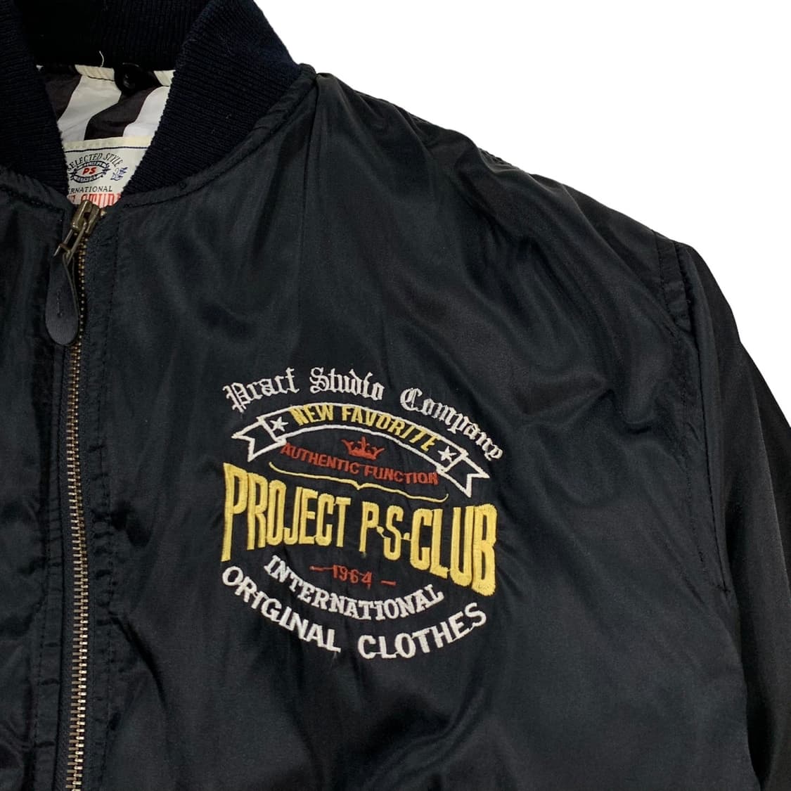 pract studio 자수 항공점퍼 상품이미지4