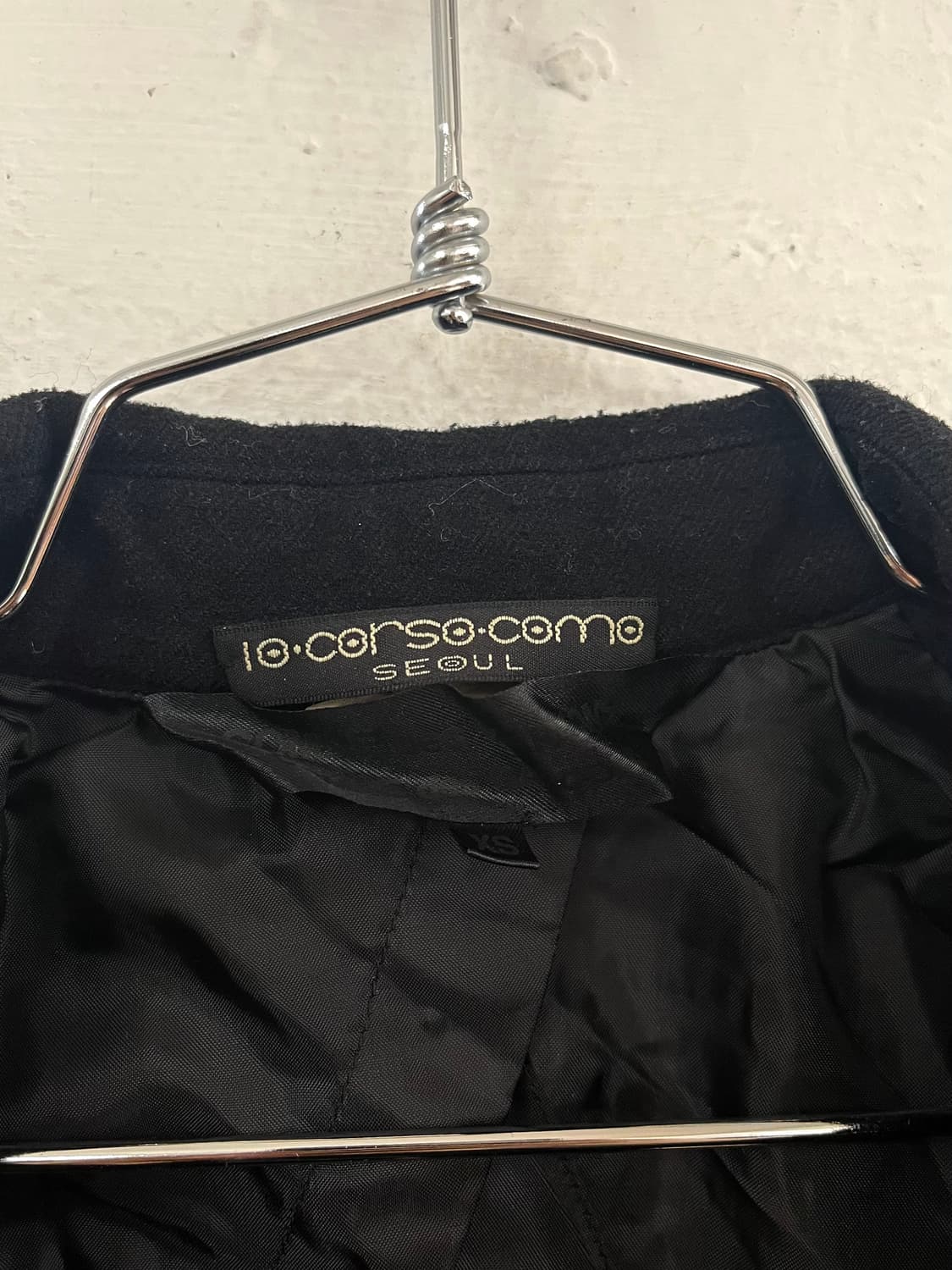 꼼데가르송 2011 아카이브 축융울 러플 자켓 상품이미지4