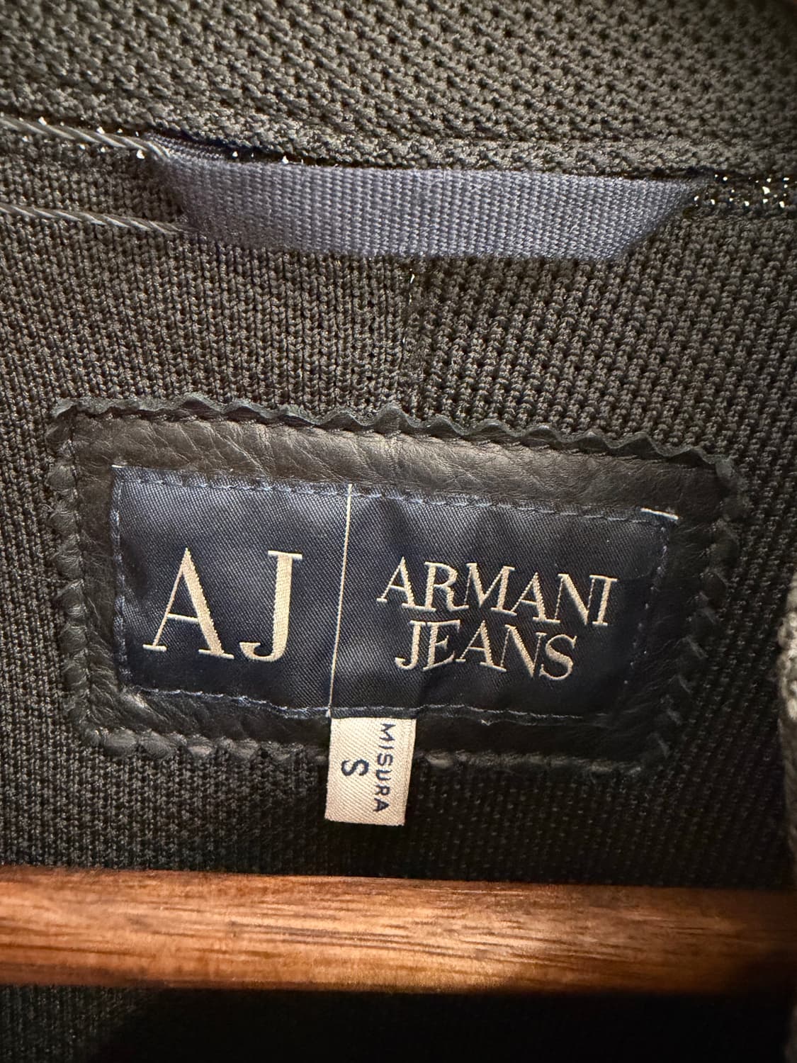 N87. 알마니 매쉬 레더 바이커 자켓 상품이미지3