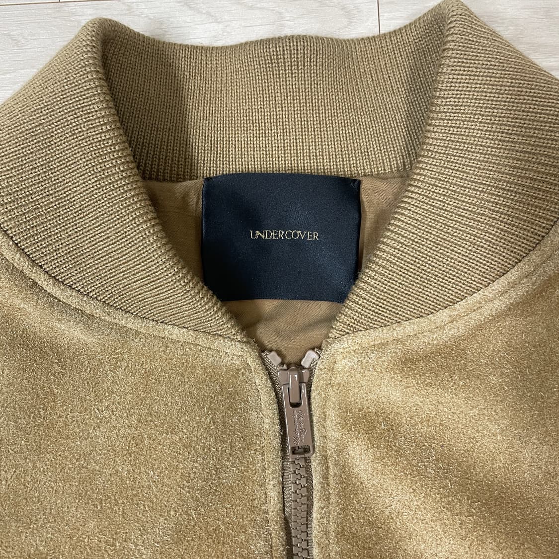 키드밀리 착용 Undercover 언더커버 스웨이드 블루종 자켓 상품이미지3