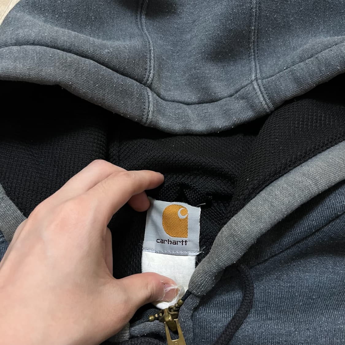 칼하트 와펜 써멀 후드집업 L/100  상품이미지5