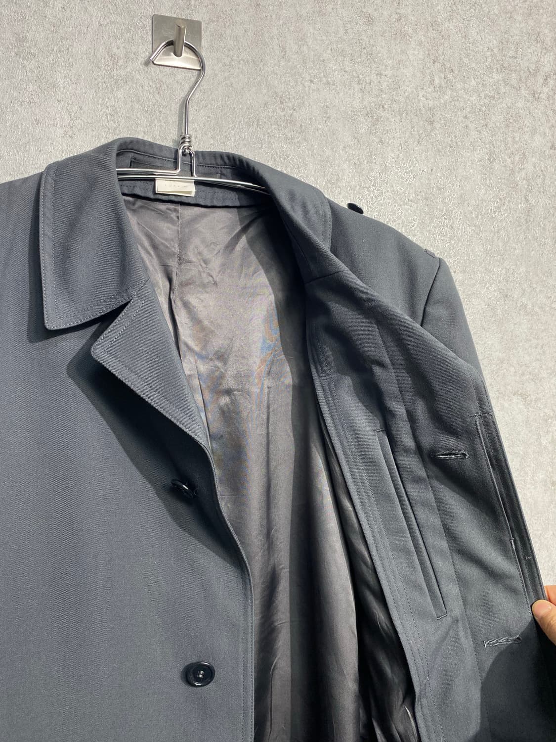 [40] 80s Germany 독일군 밀리터리 벨티드 트렌치코트 상품이미지6