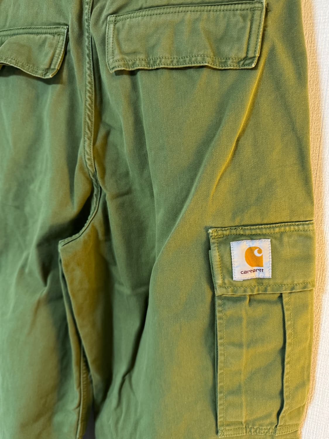[28]칼하트 WIP 코튼 카고 팬츠 올리브 그린 상품이미지3
