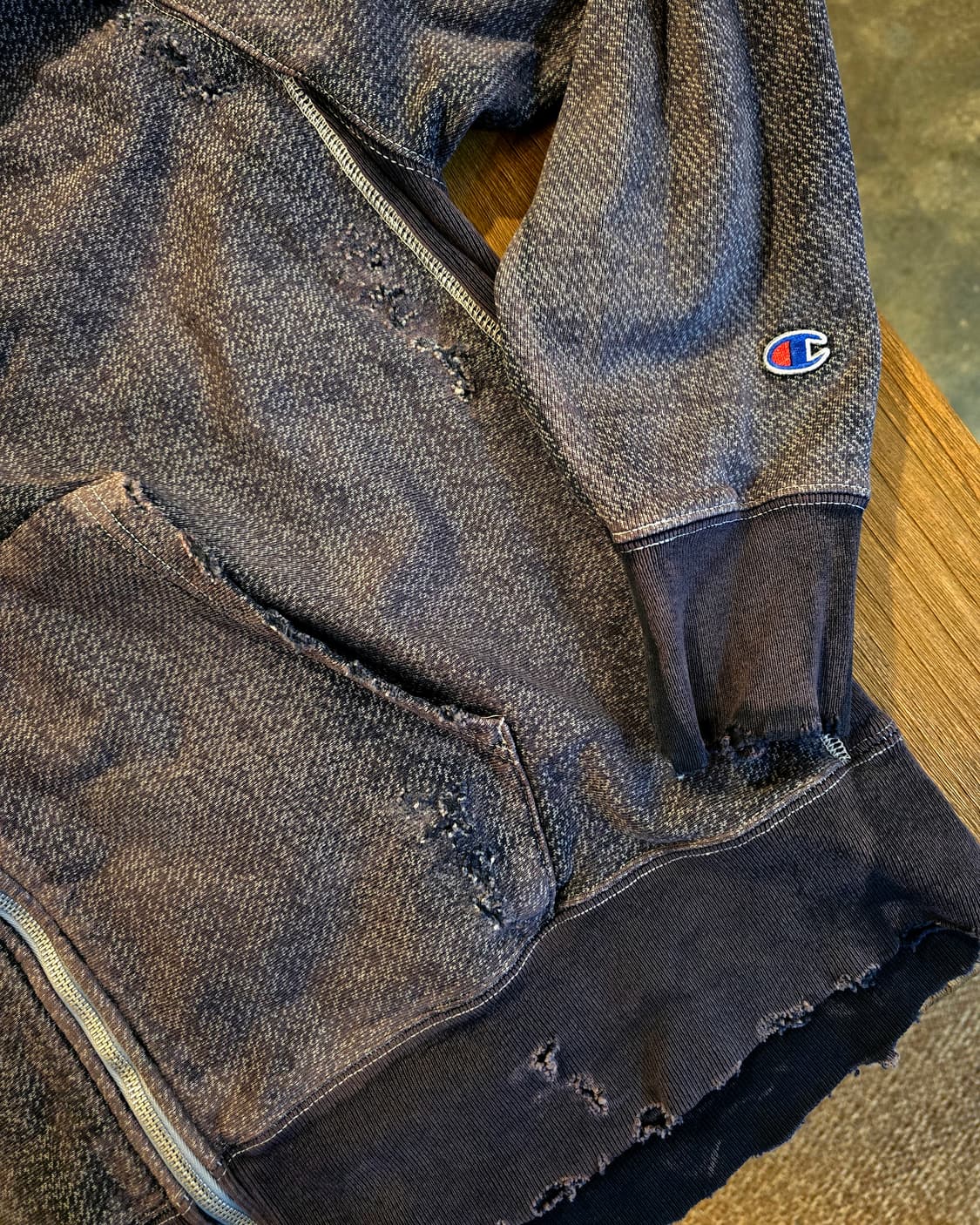 Champion Reverse Weave 커스텀 후드 집업 (챔피온) 상품이미지5