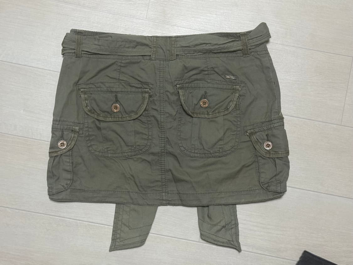 아베크롬비 카키 카고 스커트 상품이미지3