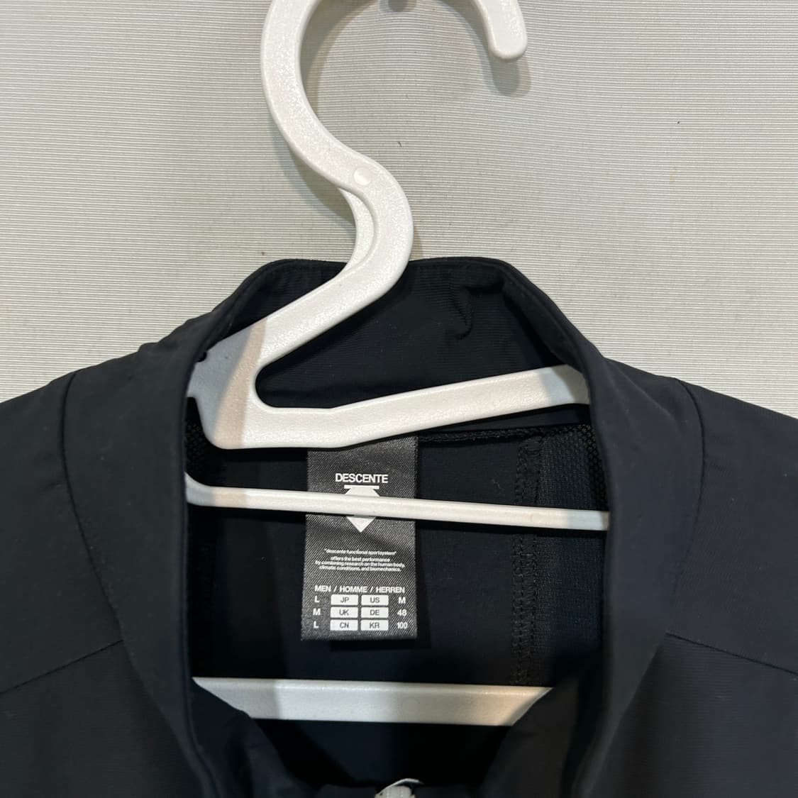 데상트 스위스 집업 자켓 100 남성 상품이미지2