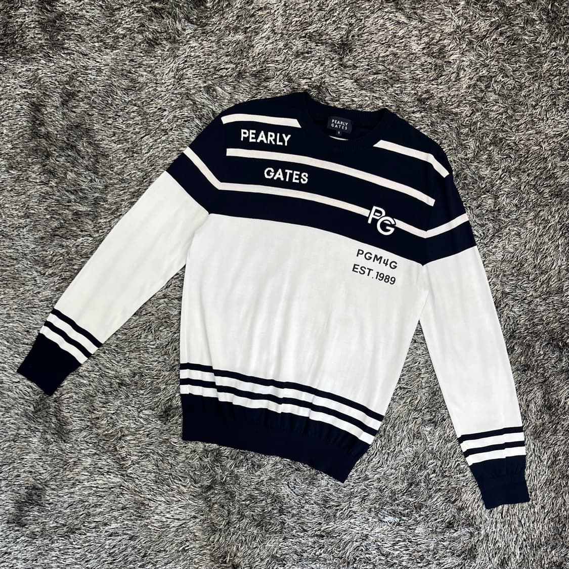 파리게이츠 스트라이프 블록 니트 (5) 상품이미지1