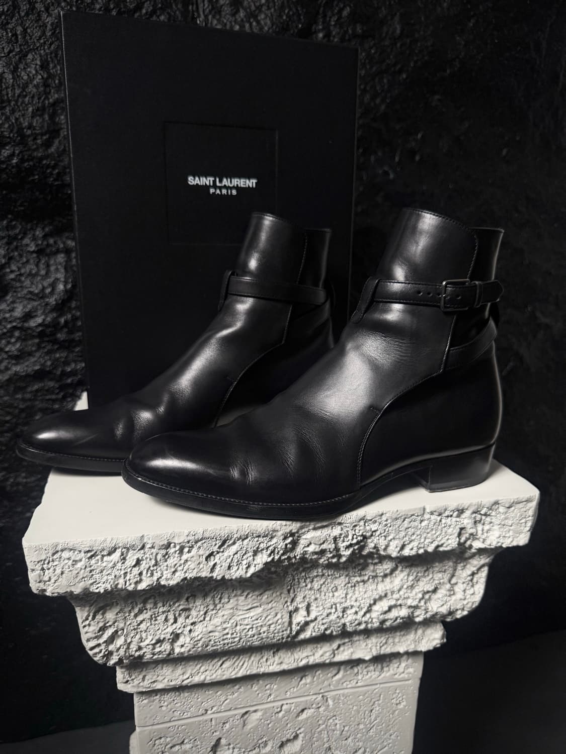 SAINT LAURENT 16fw Jodhpur Leather Boots 상품이미지4