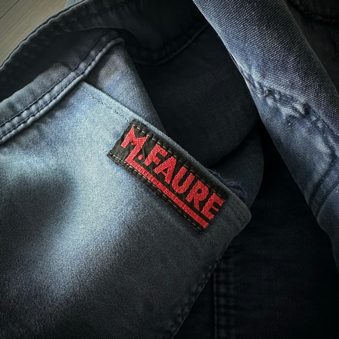 40s French Vintage Moleskin Work jacket 상품이미지10