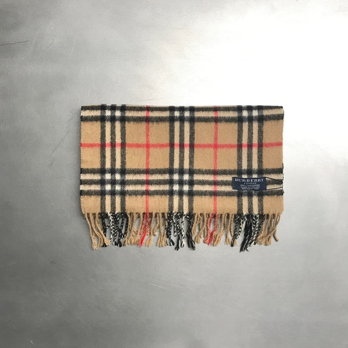 버버리 정품 캐시미어 머플러 베이지 상품이미지2