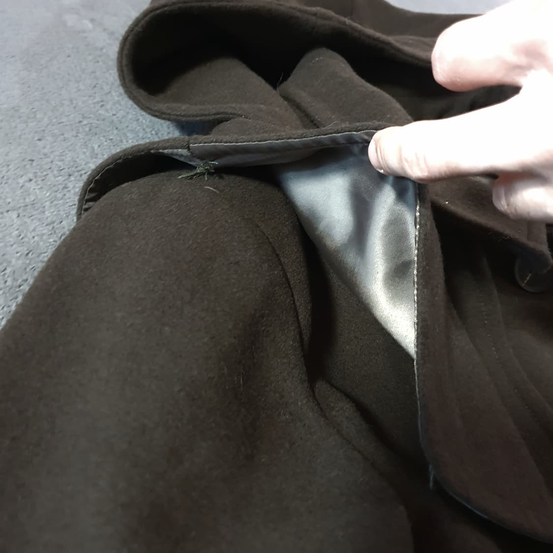 젠 JEUNE 케이프 후디 숏 자켓 M 상품이미지3