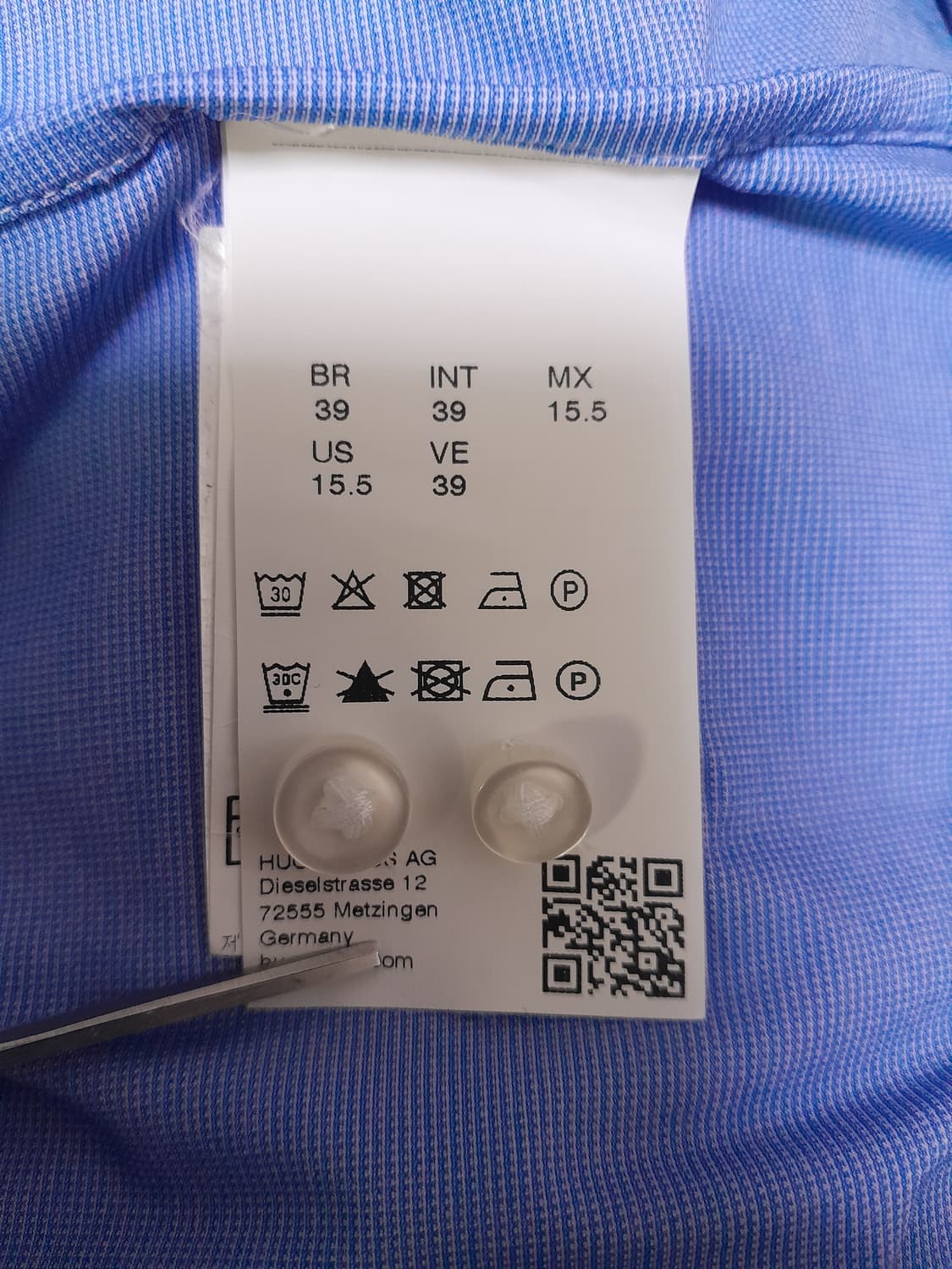 휴고보스 블랙라벨  트레블 셔츠 39/95~100 상품이미지6