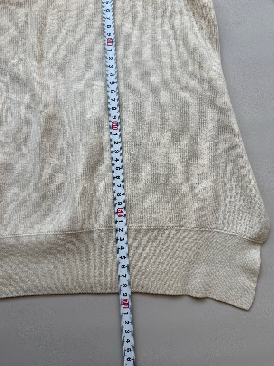 TIME 아이보리 V넥 캐시미어 100 니트 스웨터 브이넥 타임 한섬 상품이미지2