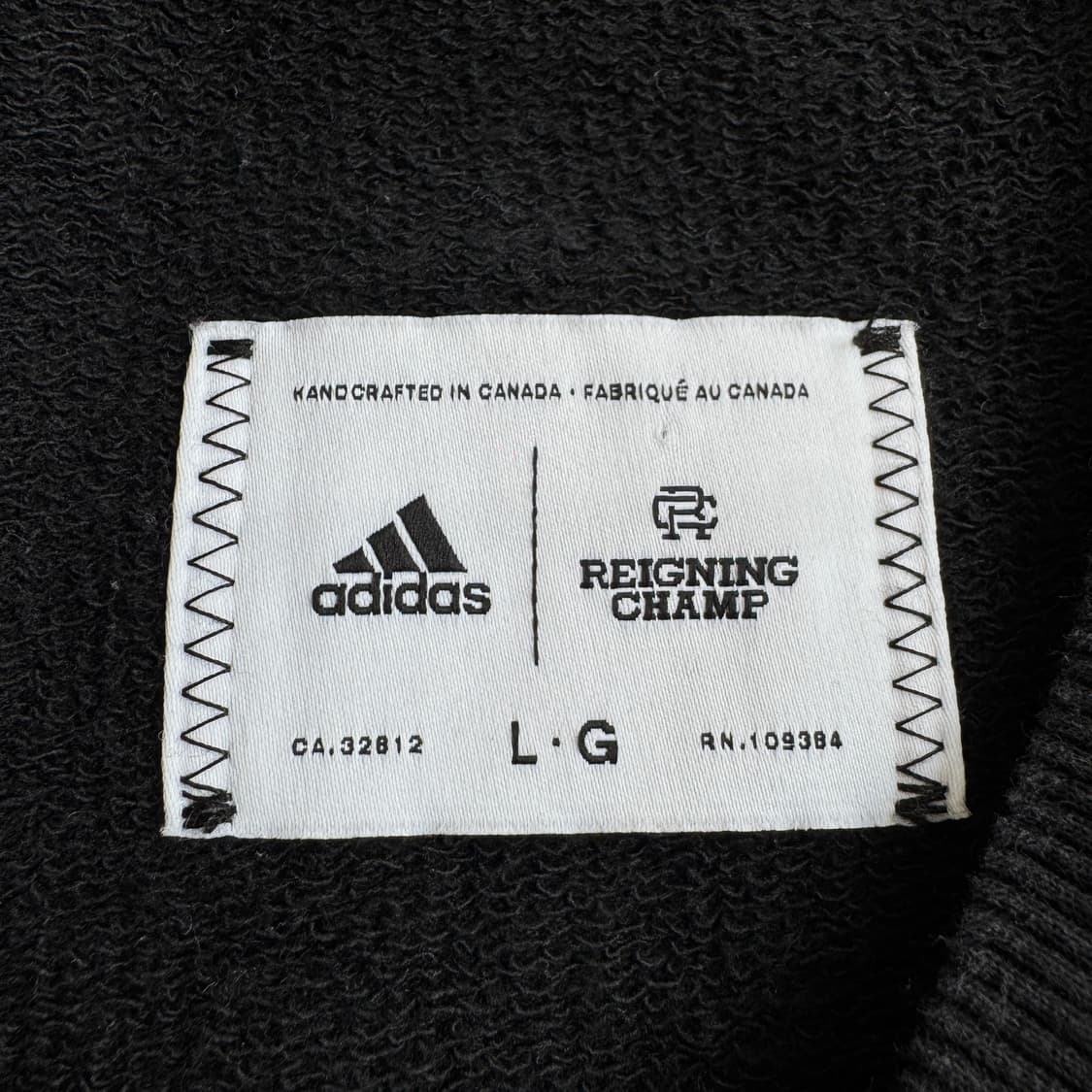 아디다스 X 레이닝챔프 흑청 삼선 데님 트랙탑 져지 상품이미지6