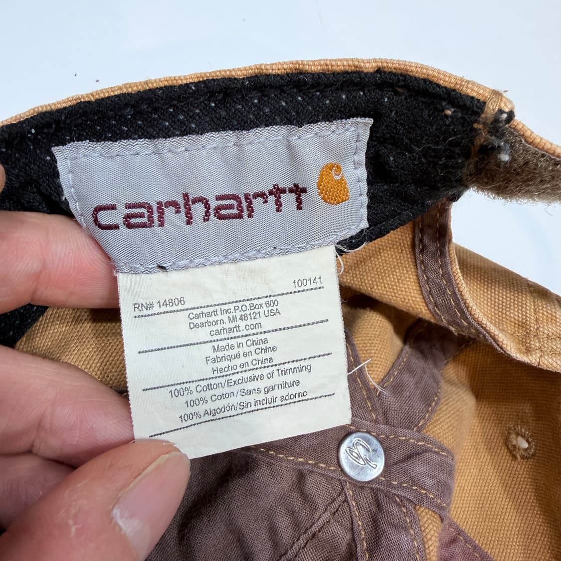 칼하트 오데사 캔버스 볼캡 상품이미지3