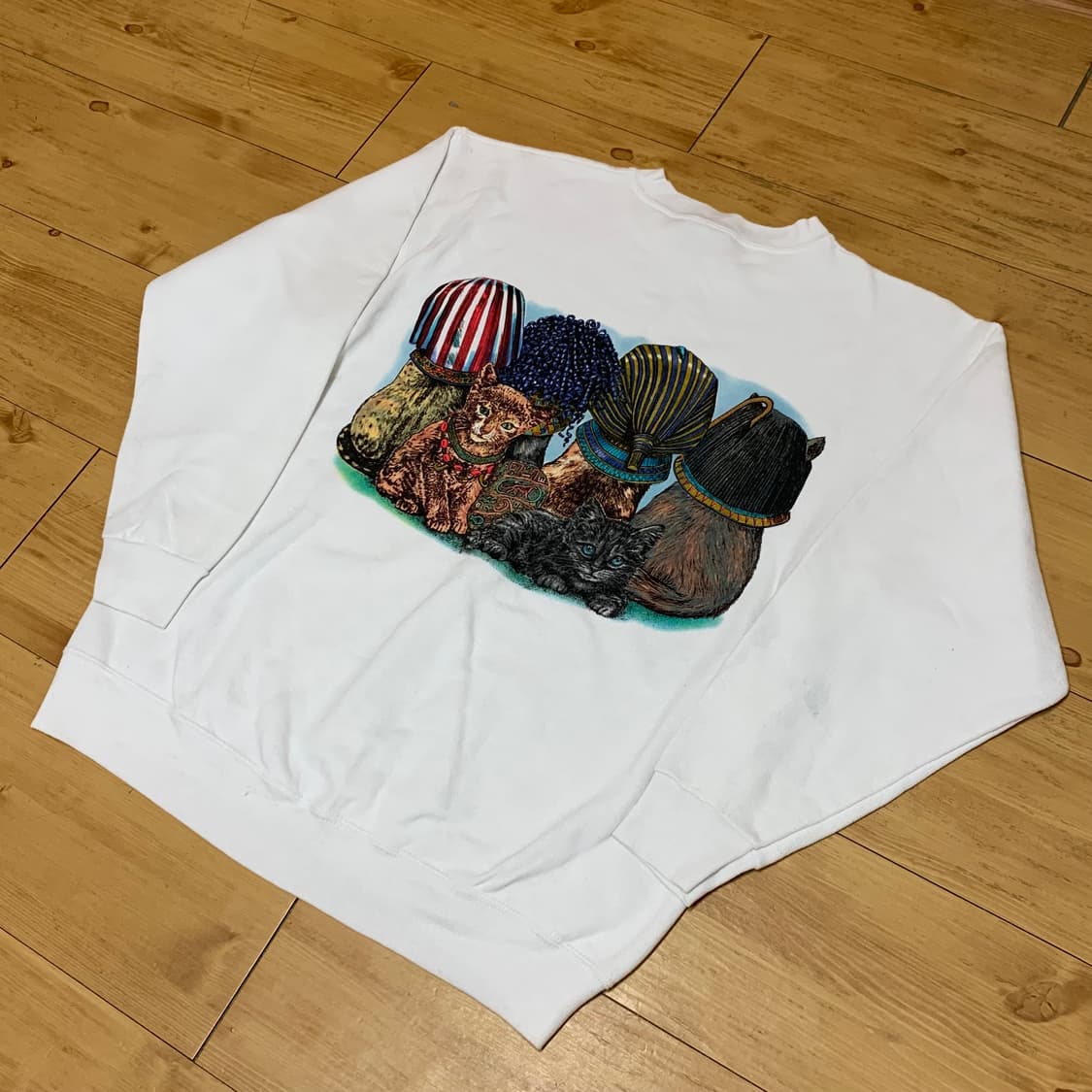 90s oneita egyptian cats sweatshirt 상품이미지9