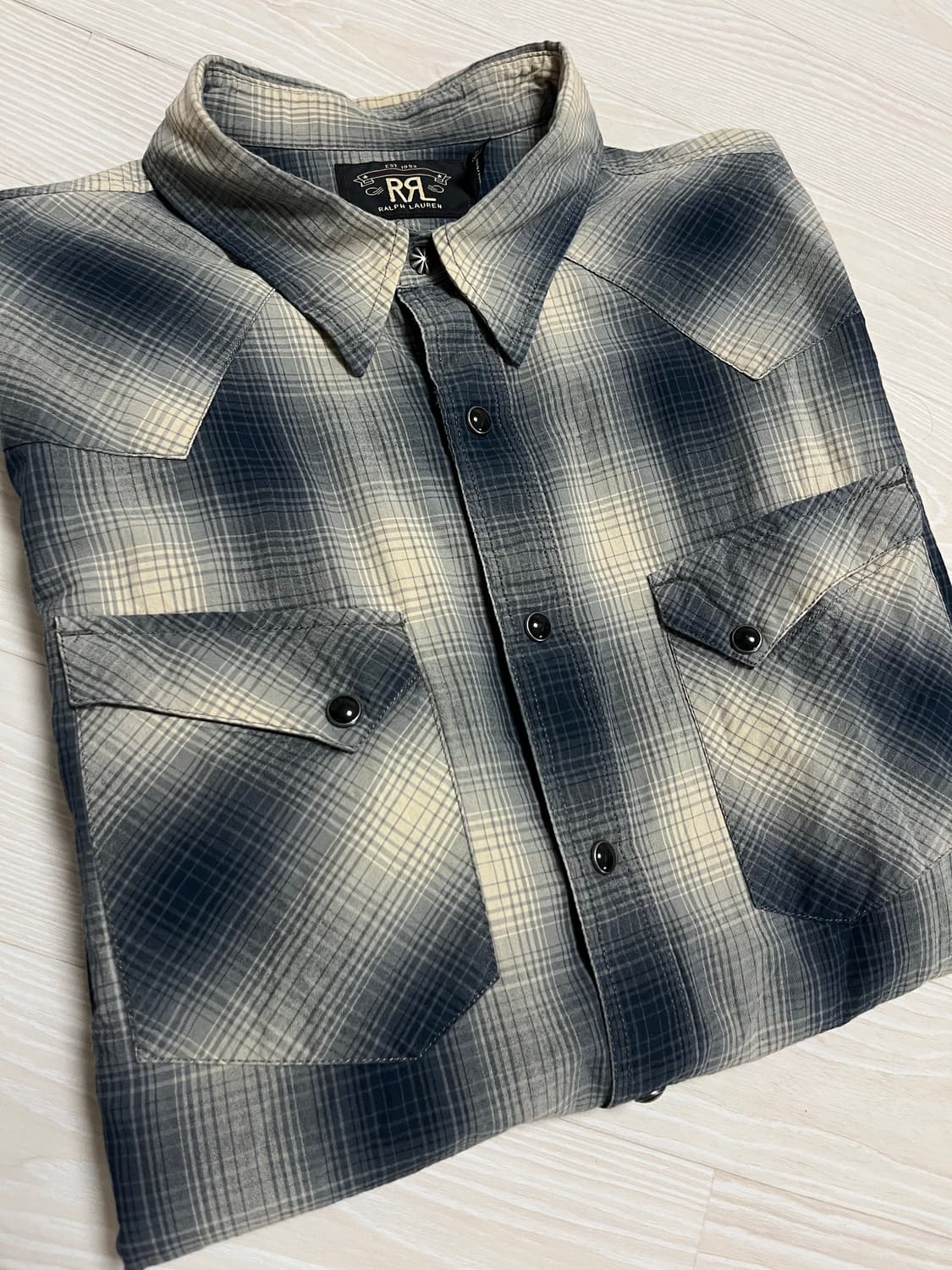 (L) rrl 웨스턴 조니뎁 셔츠 상품이미지1