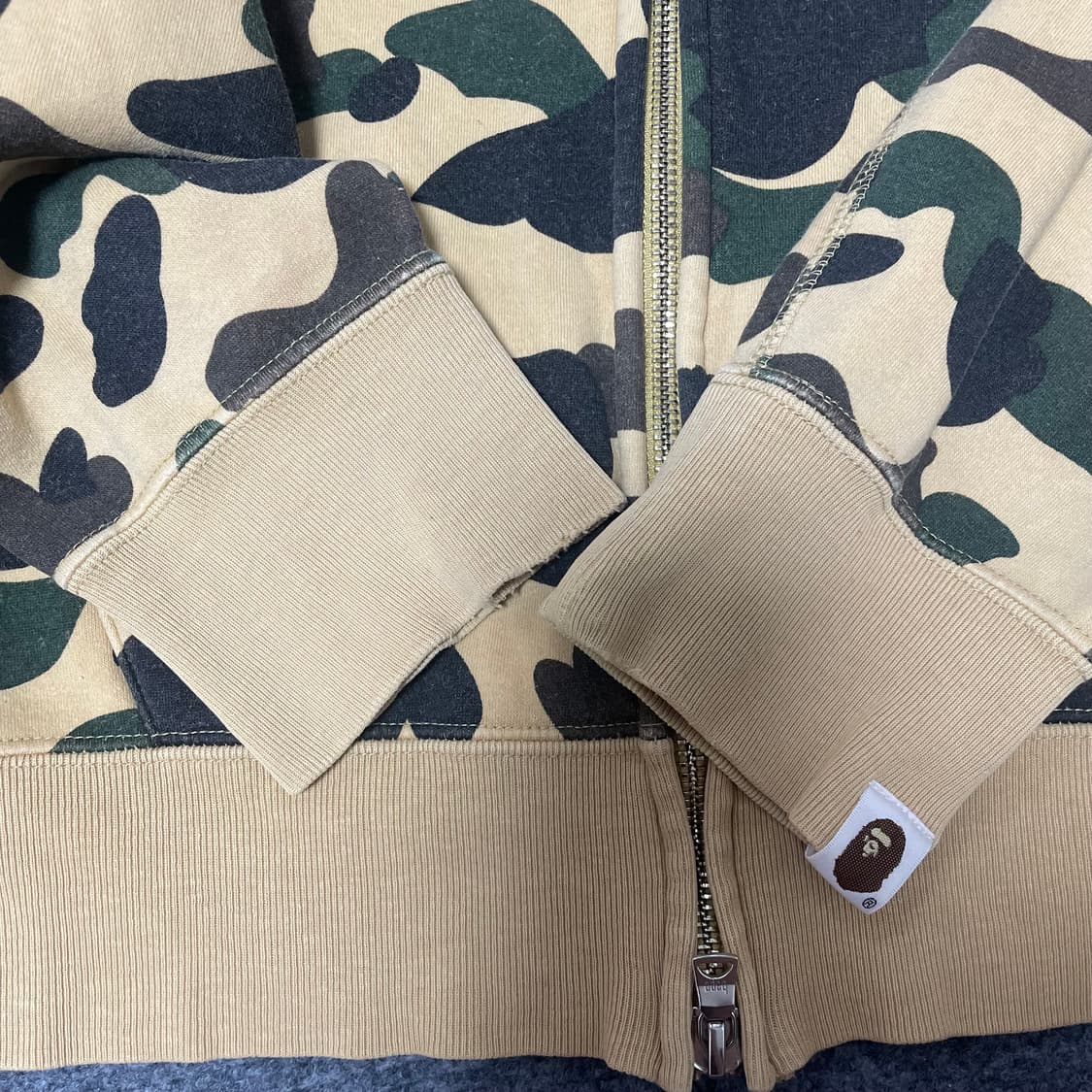 베이프 OG 1st 옐로우 카모 후드집업 상품이미지8