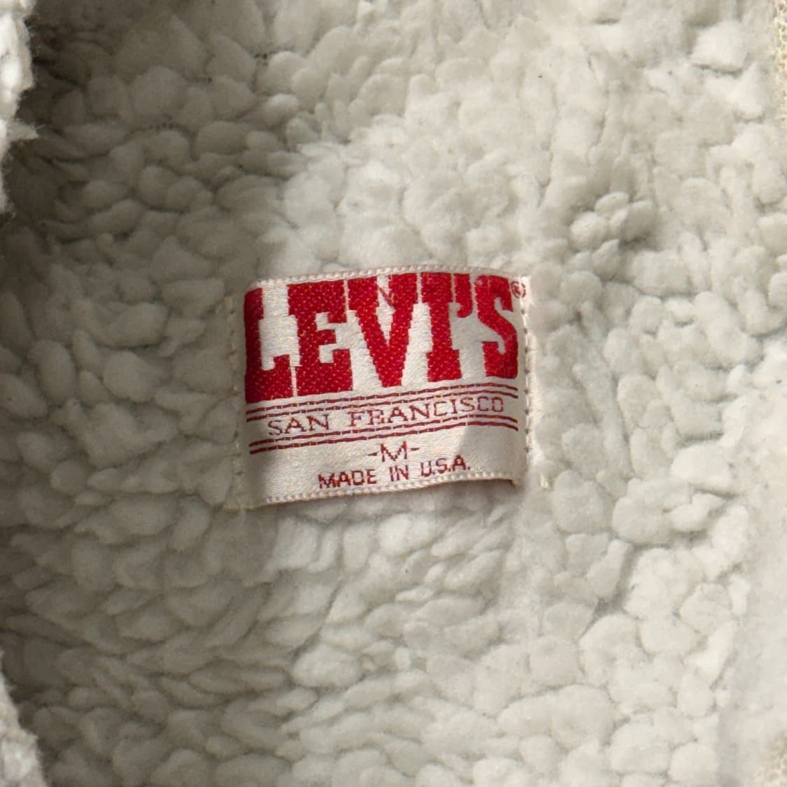 80s USA 리바이스 쉐르파 데님 트러커 (old-8532) 상품이미지4