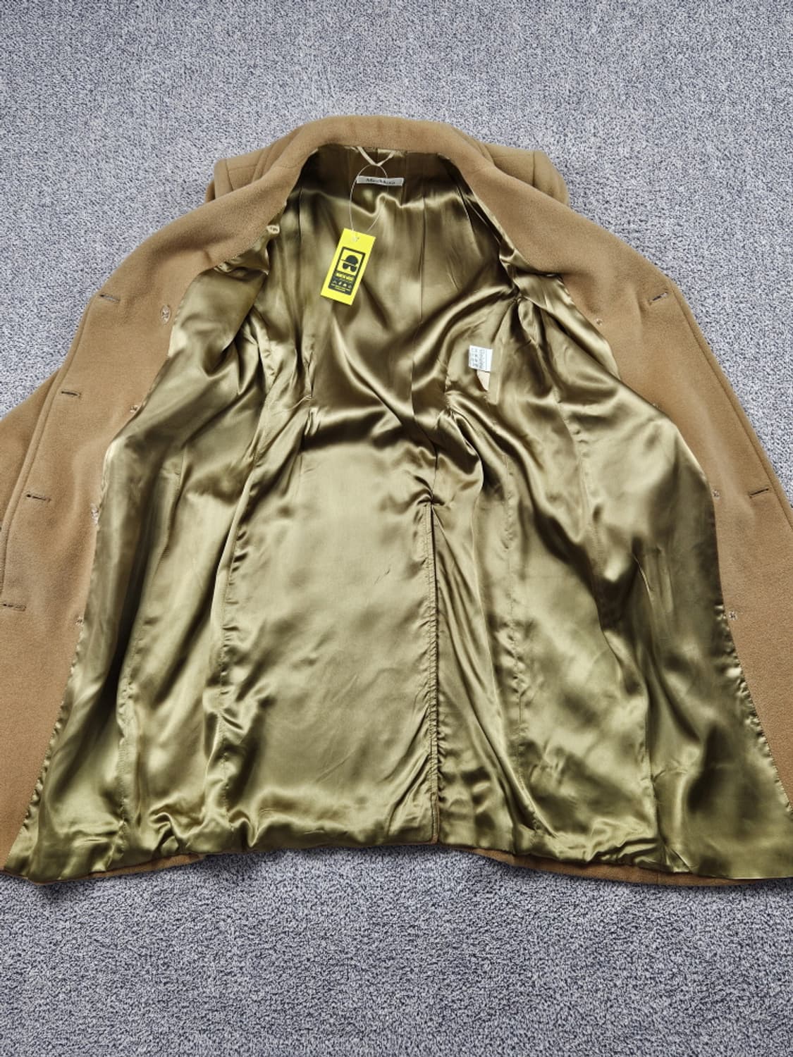 막스마라 카멜 더블 브레스티드 울 코트 ( US 6 ) / 9829 상품이미지6