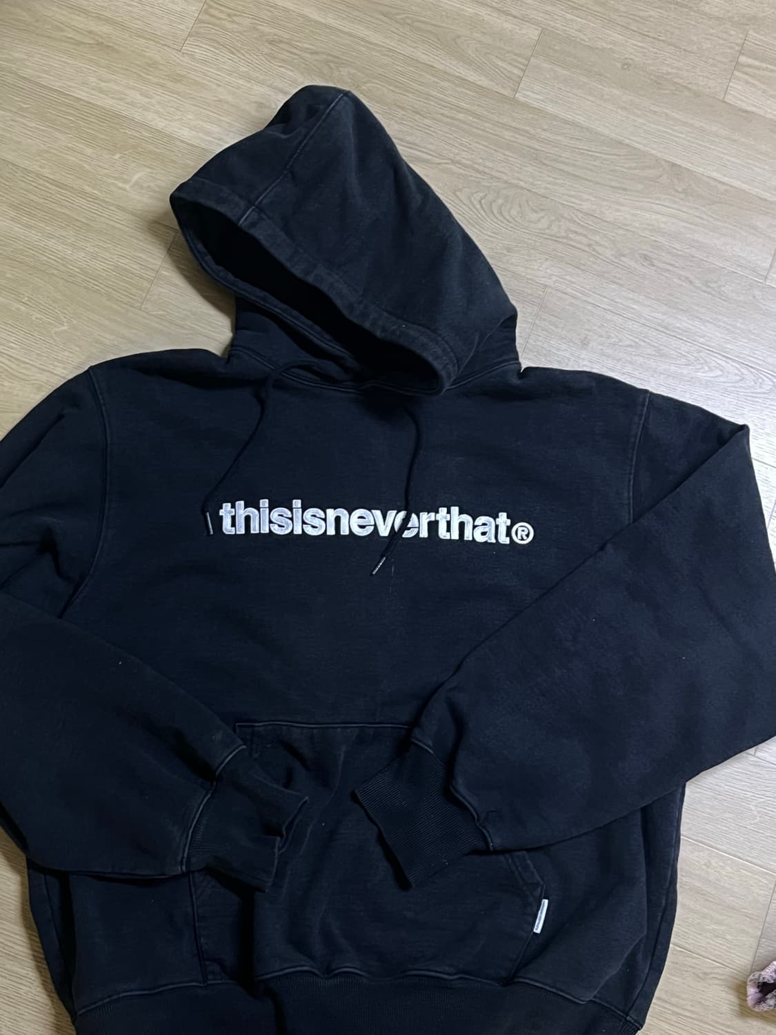 디스이즈네버댓 후드티 블랙 L 상품이미지1