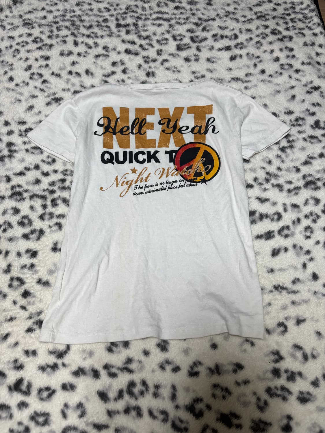 “Unknown” Y2K Mood Print Tee 상품이미지5