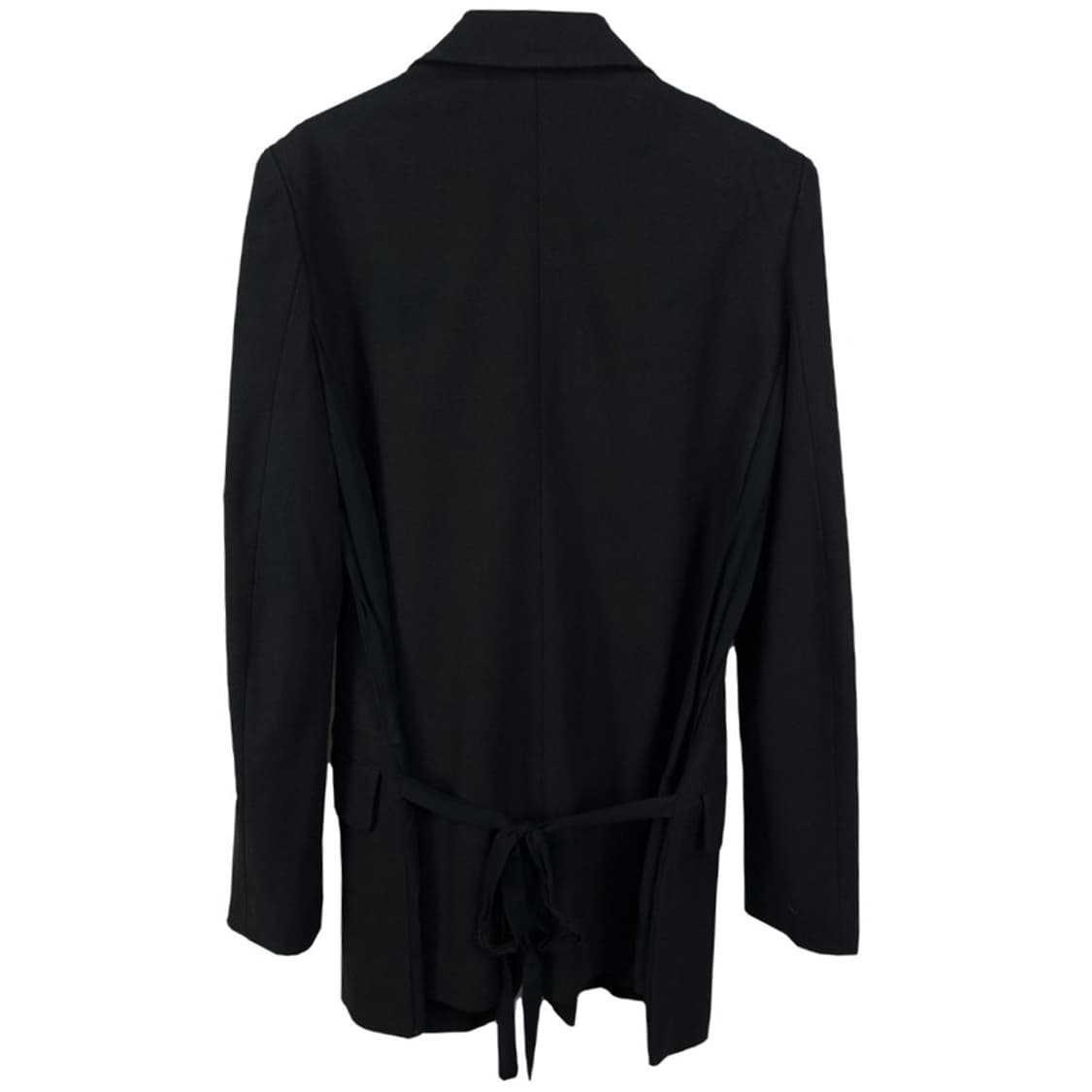 [오즈세컨] 노치드 라펠 더블 블레이저 블랙 M19049 상품이미지3