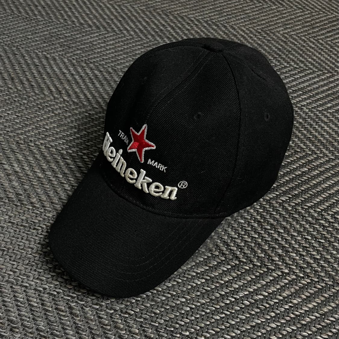 Heineken 자수 빅로고 볼캡 블랙y 4920 상품이미지3