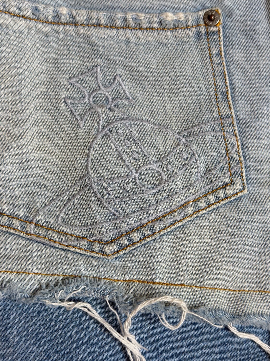 비비안웨스트우드 컷팅 데님 스커트 25 상품이미지7