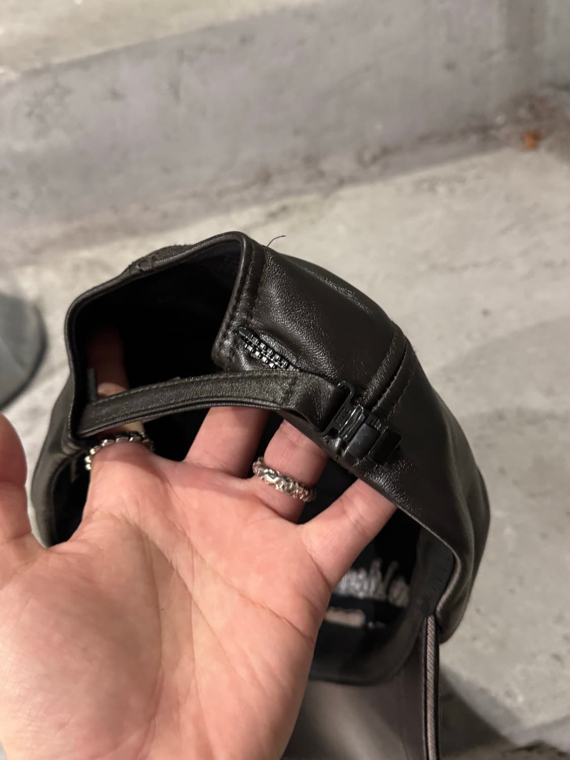 골든베어 레더 캡 상품이미지5