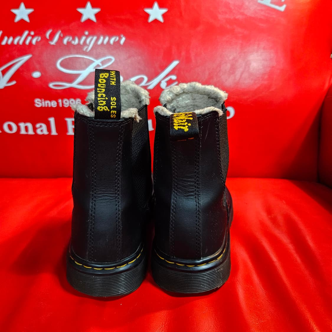 닥터마틴(Dr Martens) 도리안 퍼 앵클부츠 38size 상품이미지3