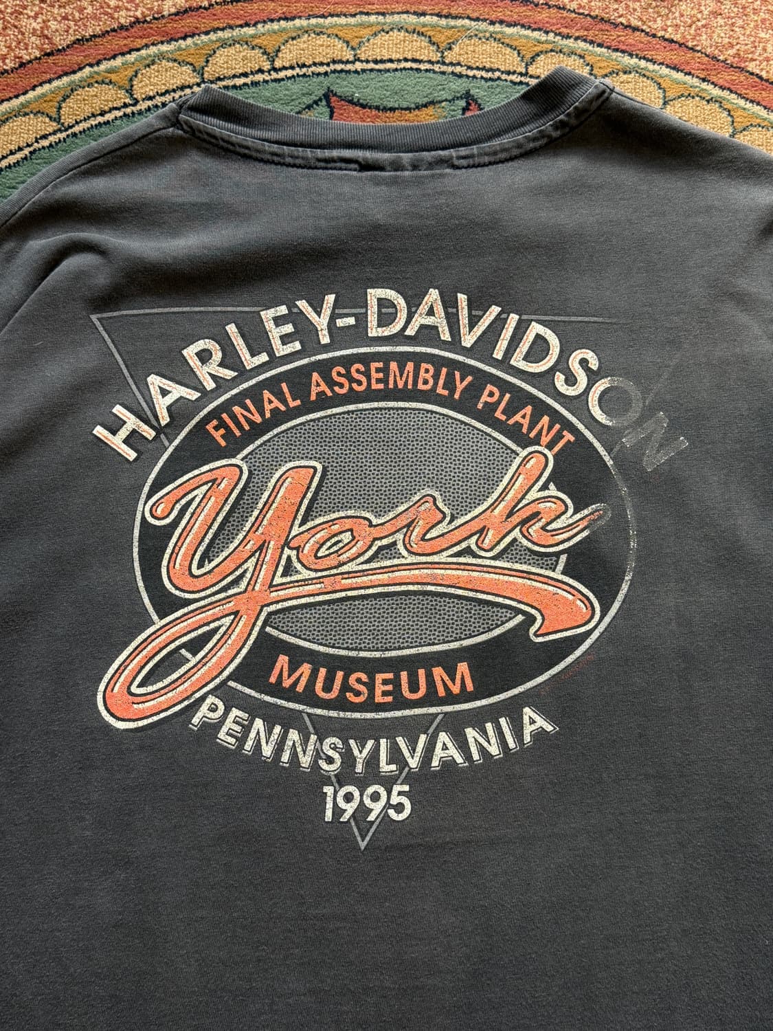 Harley-Davidson 할리데이비슨 90s 싱글스티치 튜블러 빈티지 상품이미지6