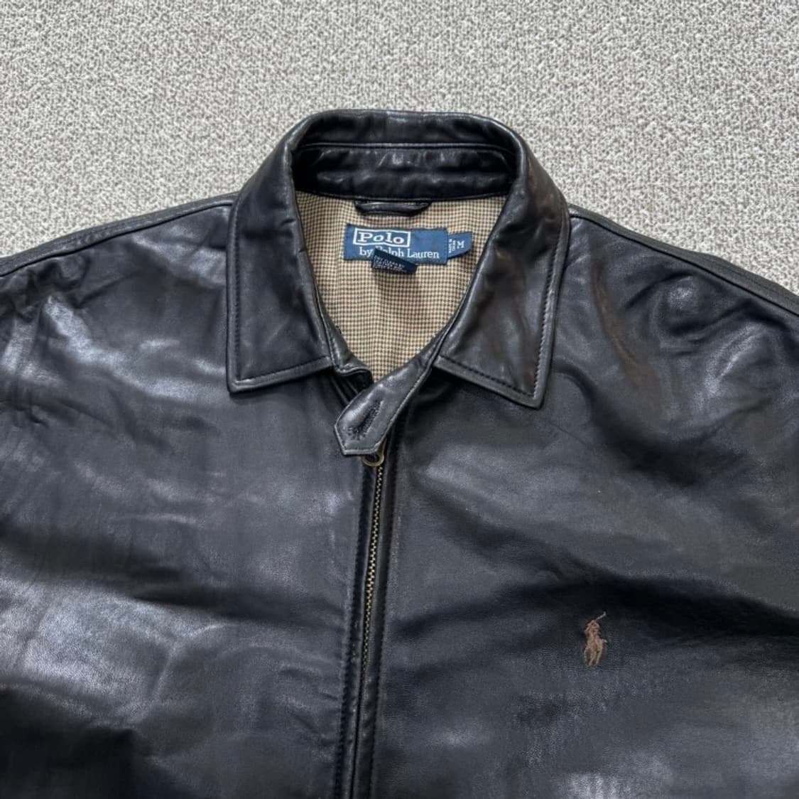 폴로 램스킨 레더자켓 상품이미지2