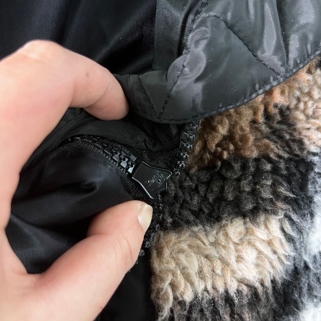 100 버버리 21FW 노바체크 캐시미어 양털 플리스 자켓 상품이미지5