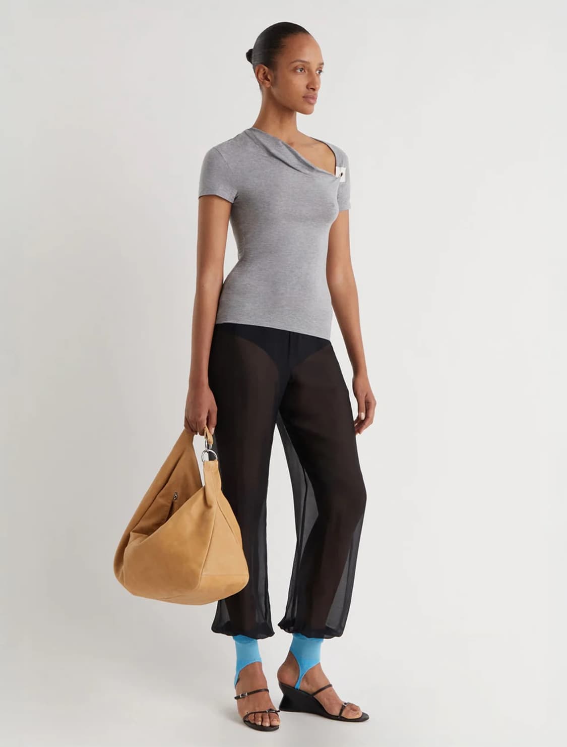 [M,L]팔로마울 Mire 티셔츠/그레이 상품이미지2