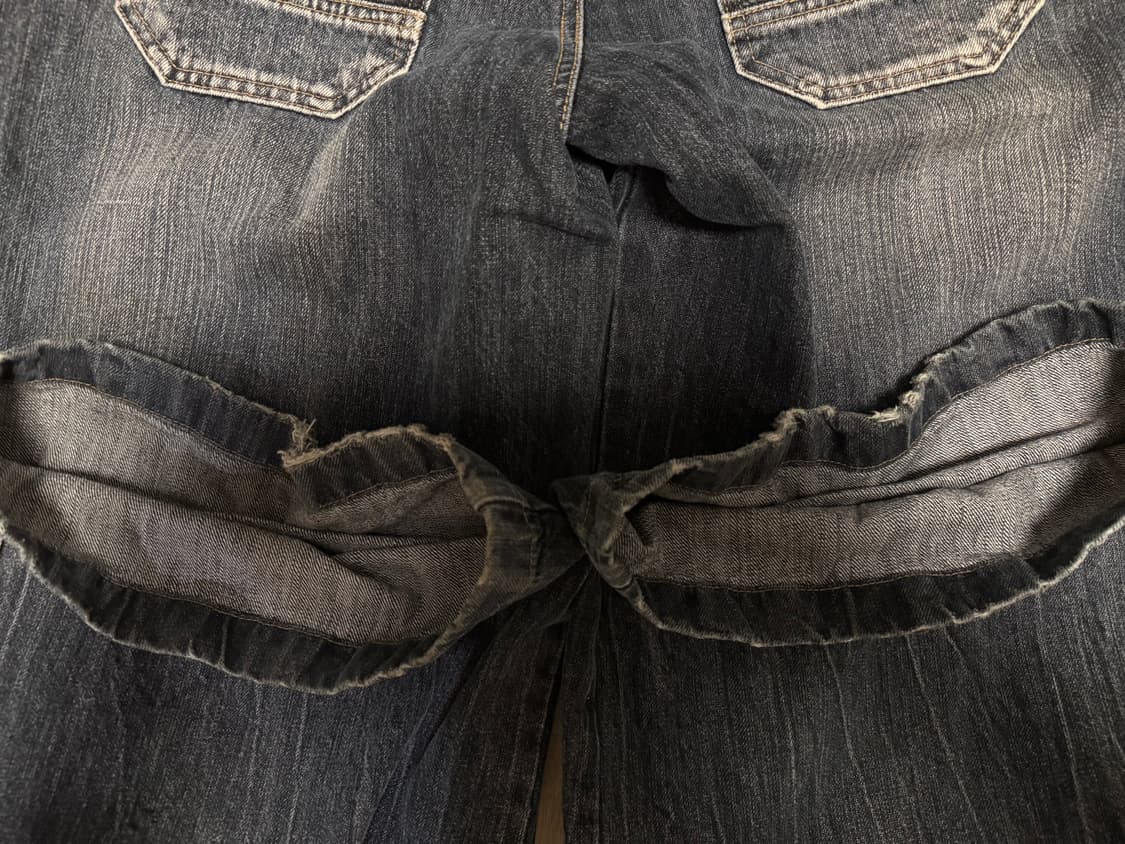 준지 25ss 더블웨이스트 데님 블루 46 상품이미지4