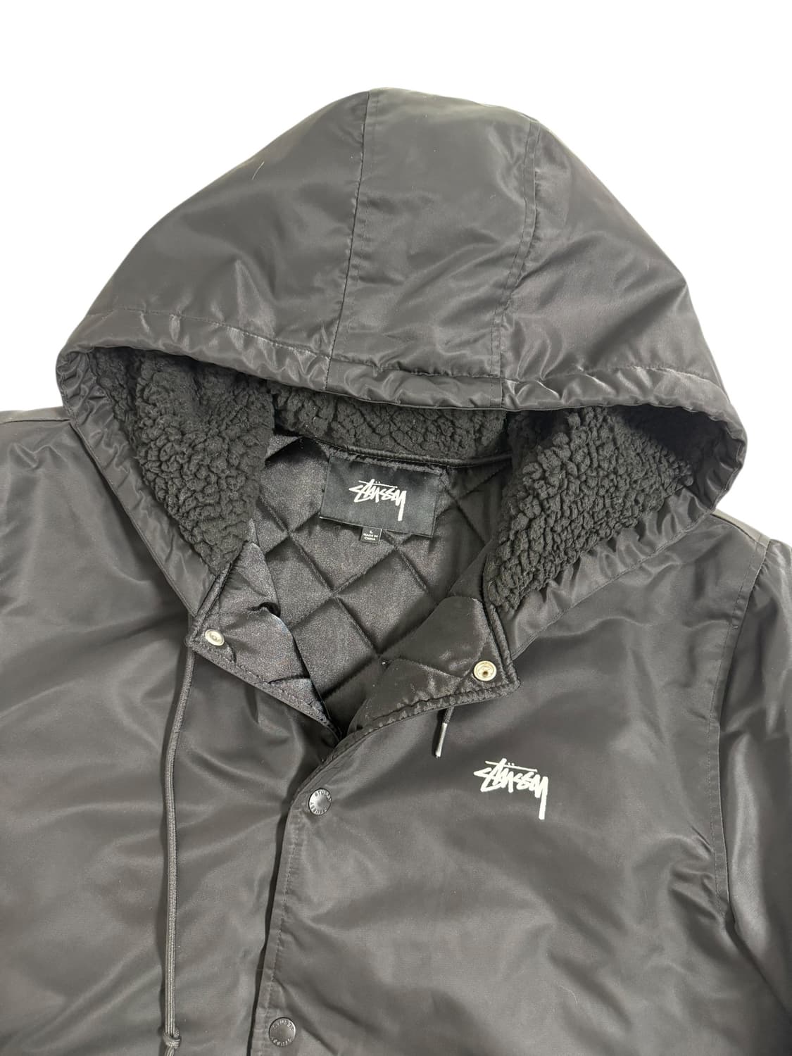 스투시 로고 롱파카 상품이미지8