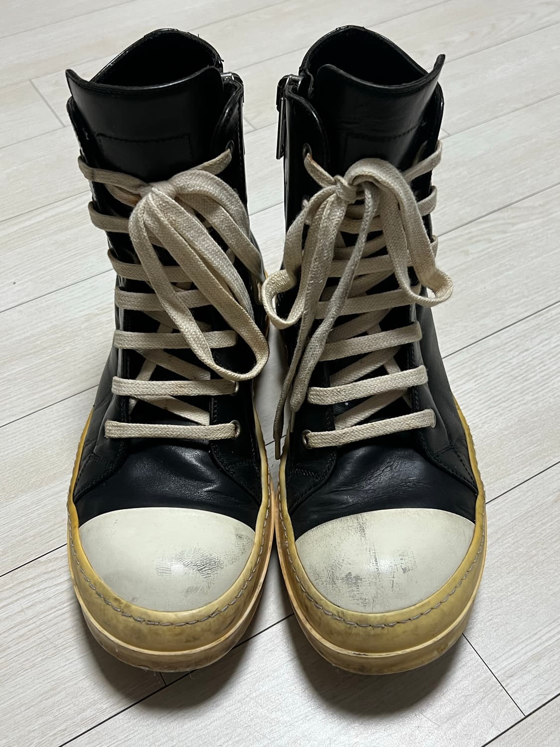 릭오웬스 16FW 라몬즈 하이 (39.5/255) 상품이미지2