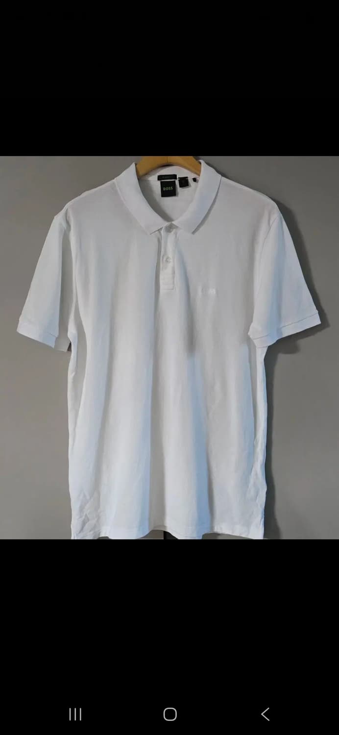 휴고보스  남자 반팔카라티.     싸이즈 100. 상품이미지1