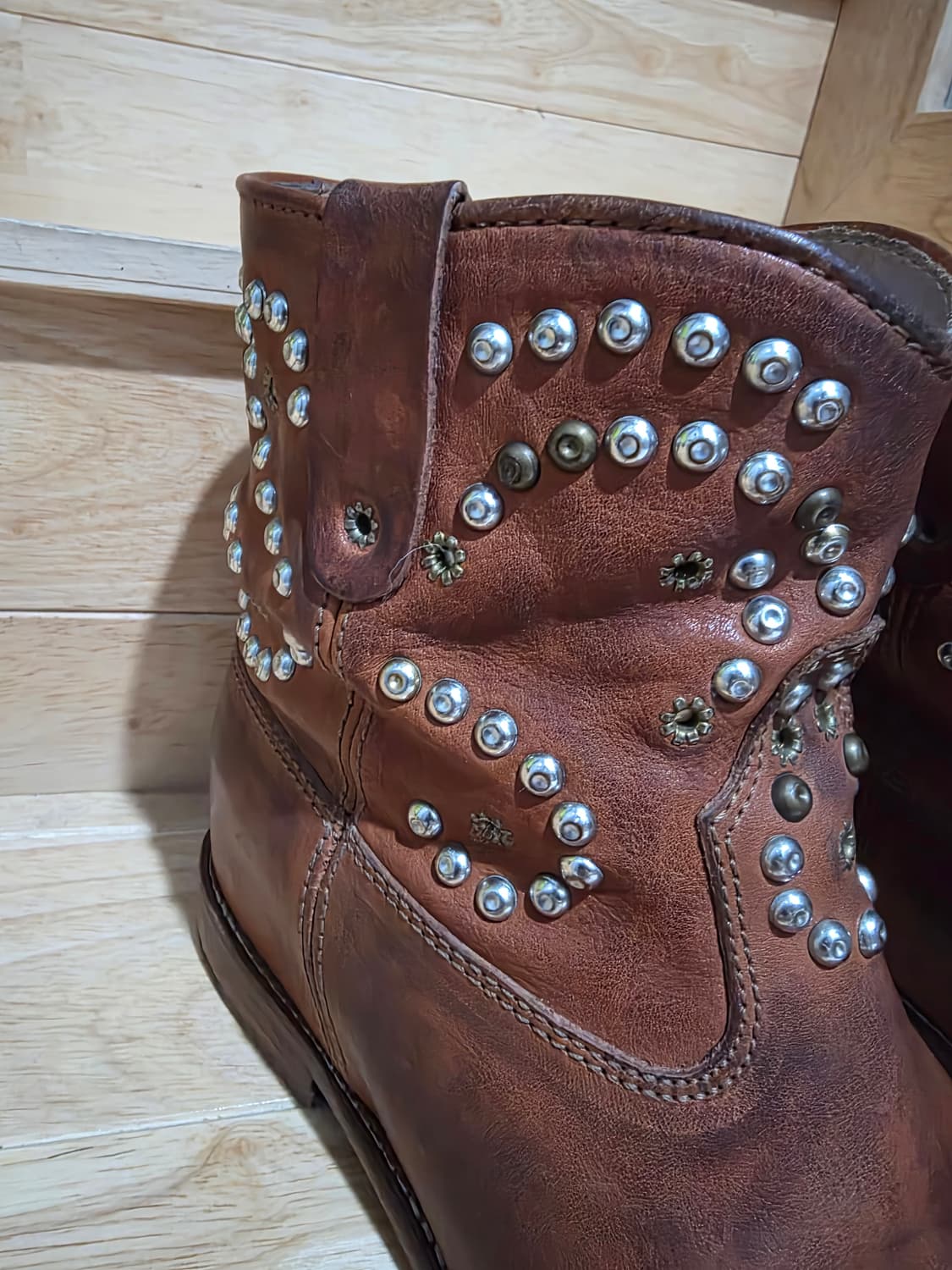 이자벨마랑 caleen 클러스터 브라운 스터드 장식 웨스턴 부츠 39 상품이미지9