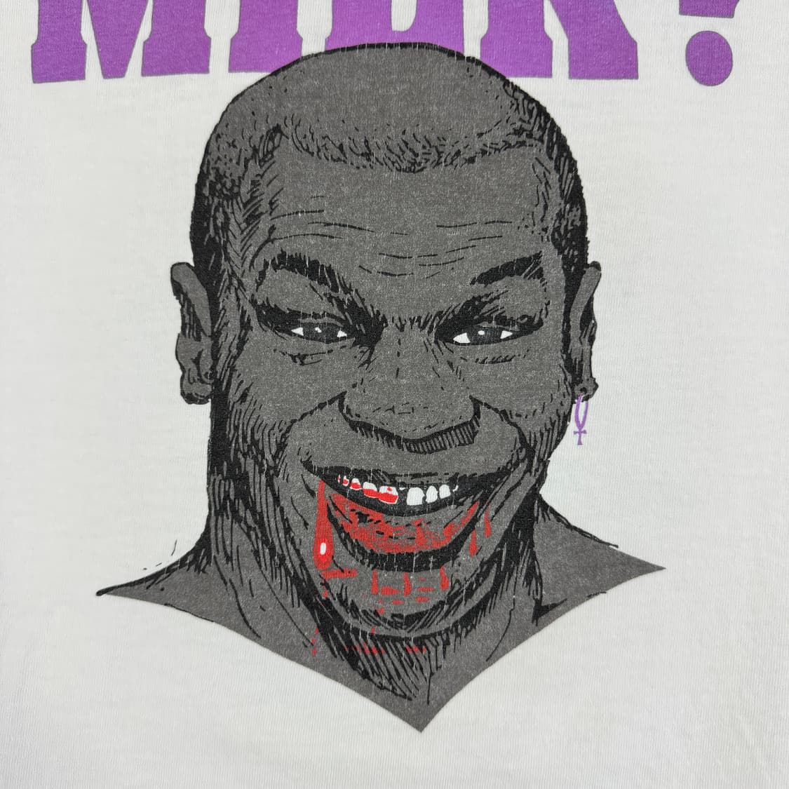 빈티지 90s Tyson Got Milk 타이슨 갓밀크 패러디 티셔츠 상품이미지4
