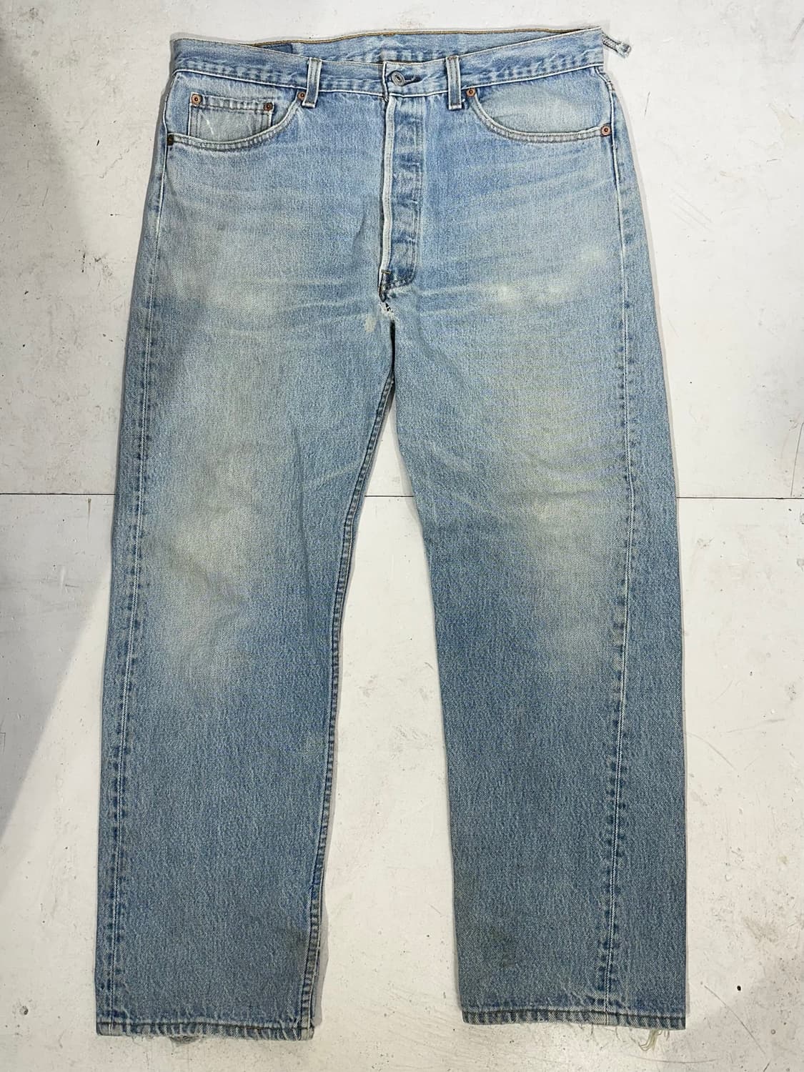 리바이스 501xx made in USA 연청 워싱 데님 팬츠 청바지  상품이미지4