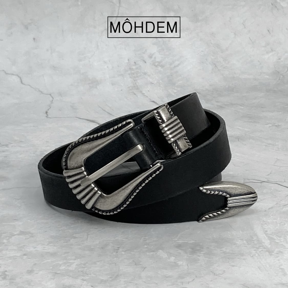 [Unisex] 클래식 웨스턴 벨트 상품이미지1