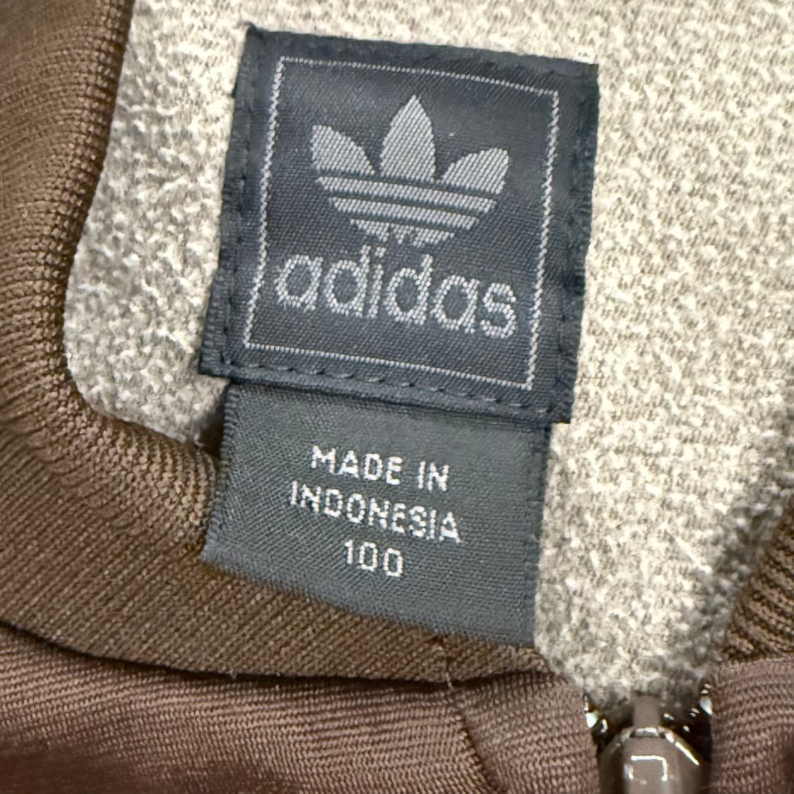 아디다스 초코 브라운 슈퍼스타 져지 트랙탑 100 상품이미지5