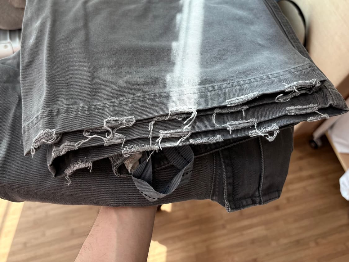 S ] 24FW ERL 빈티지 워싱 코튼 카고 팬츠 상품이미지4