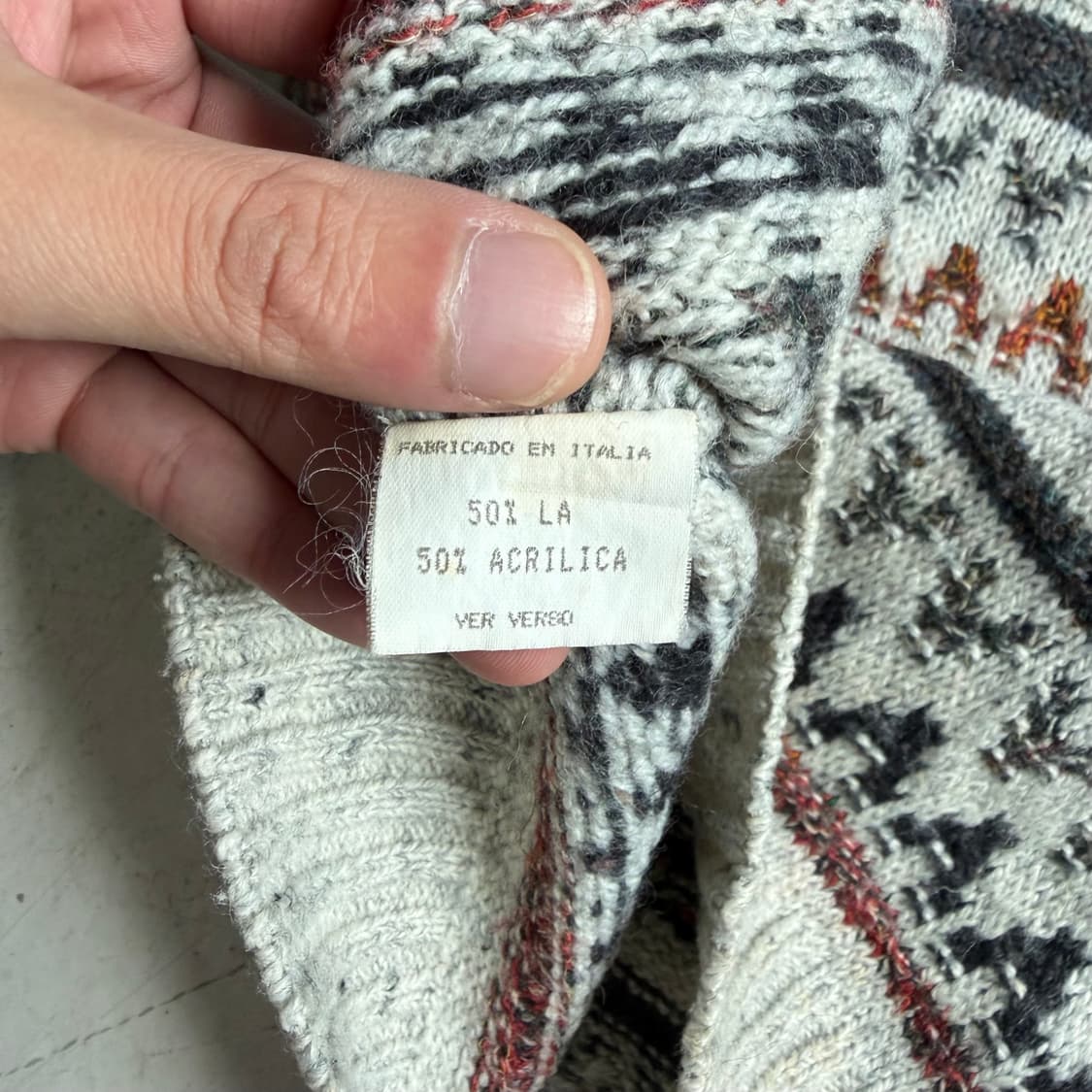 90s Valducci 빈티지 스웨터 니트 L 상품이미지6