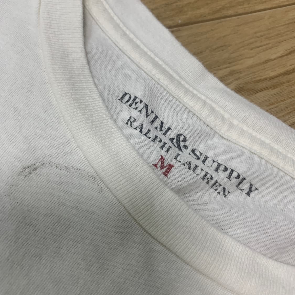 M)Denim&Supply 랄프로렌 인디언 빈티지 가공 싱글스티치 반팔 상품이미지3