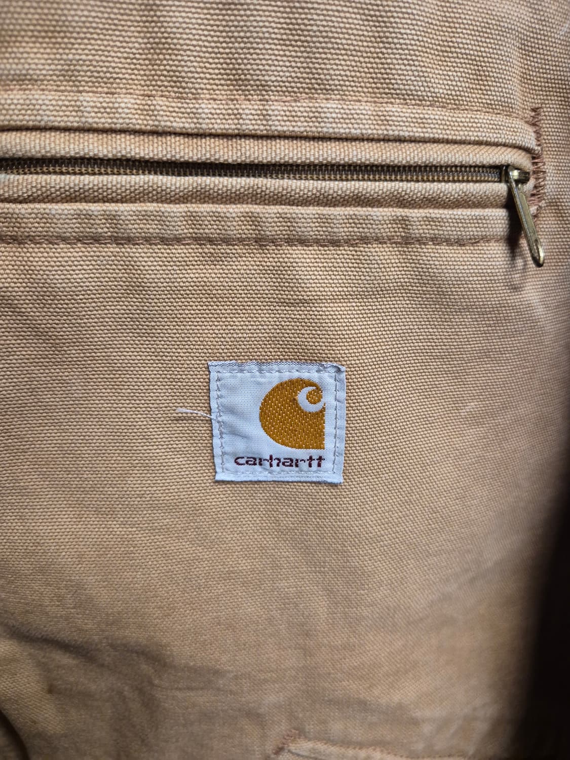 vtg carhartt 90s 칼하트 j01 덕 캔버스 디트로이트 자켓 상품이미지3